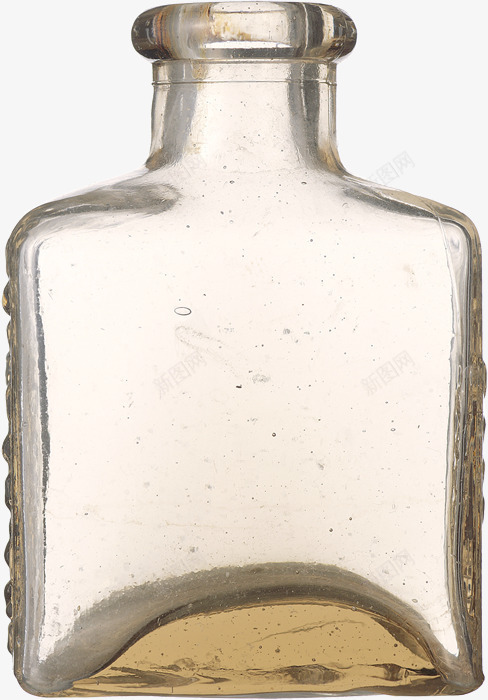 方形透明玻璃瓶瓶子png免抠素材_新图网 https://ixintu.com 方形 玻璃瓶 瓶子 透明