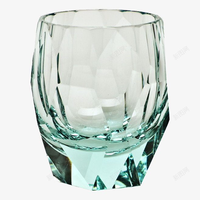 透明玻璃杯png免抠素材_新图网 https://ixintu.com 杯具 水晶 玻璃 绿色 透明