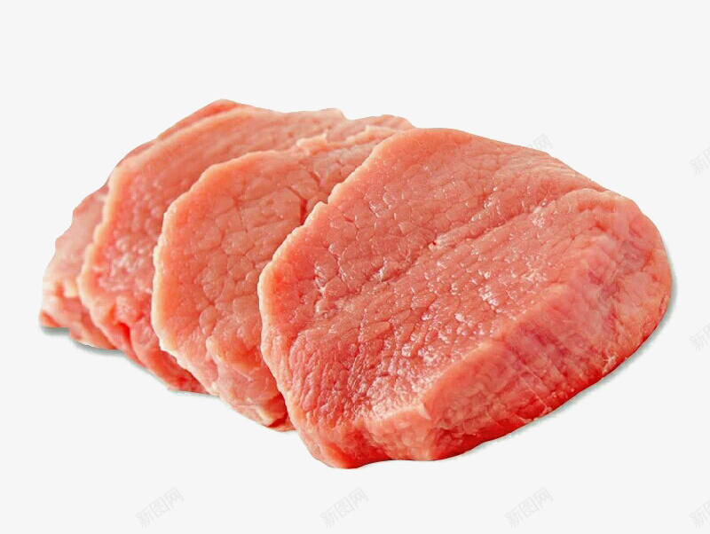 新鲜猪肉块png免抠素材_新图网 https://ixintu.com 生肉 瘦肉 精瘦肉 红肉 肉块