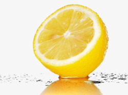 新鲜黄色柠檬素材