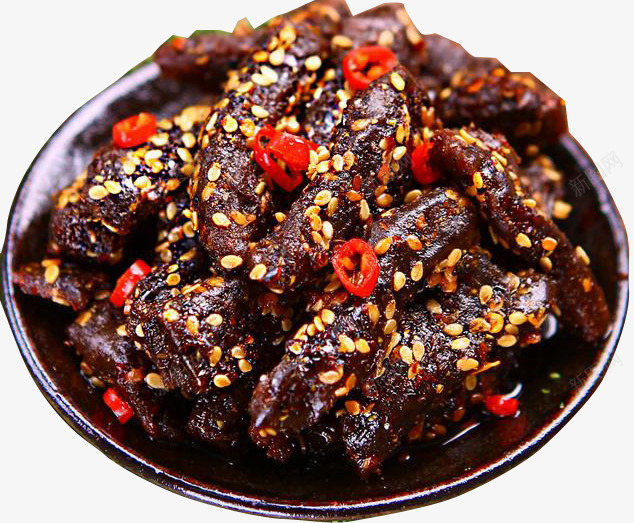 椒麻辣牛肉干png免抠素材_新图网 https://ixintu.com 产品实物 休闲食品 牛肉干 辣椒
