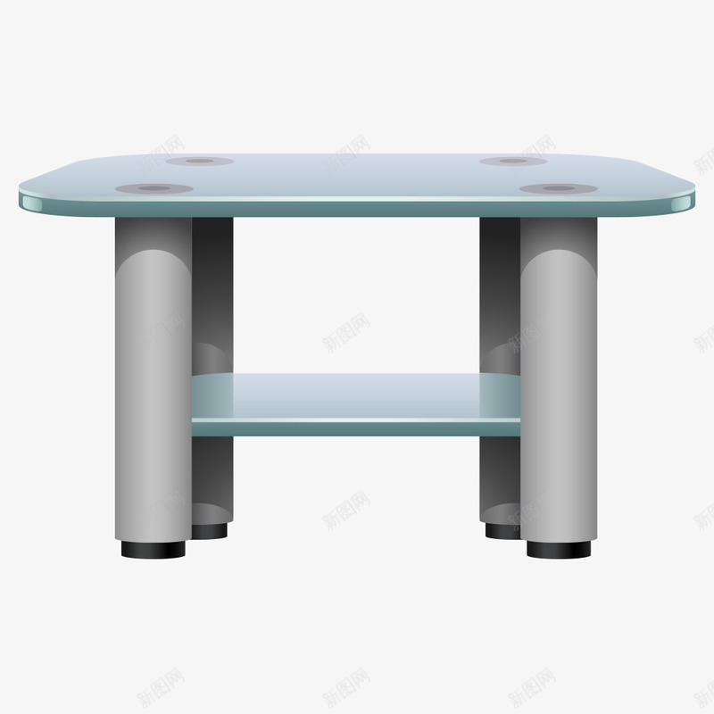 玻璃桌png免抠素材_新图网 https://ixintu.com 卡通玻璃桌 家具 桌子 玻璃桌子