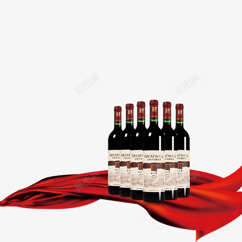 高级红酒png免抠素材_新图网 https://ixintu.com 主食 产品实物 葡萄架 长城葡萄酒 餐饮 饮料