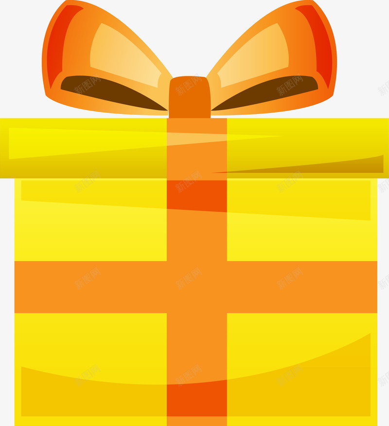 金色卡通礼品盒png免抠素材_新图网 https://ixintu.com 卡通 庆祝 矢量图案 礼品盒 礼物盒 装饰图案 金色