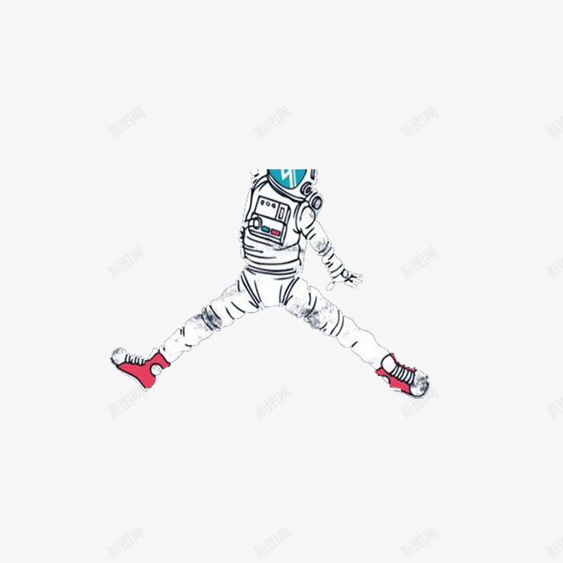 太空人png免抠素材_新图网 https://ixintu.com 创意 可爱太空人 太空人 白色 衣服 鞋子