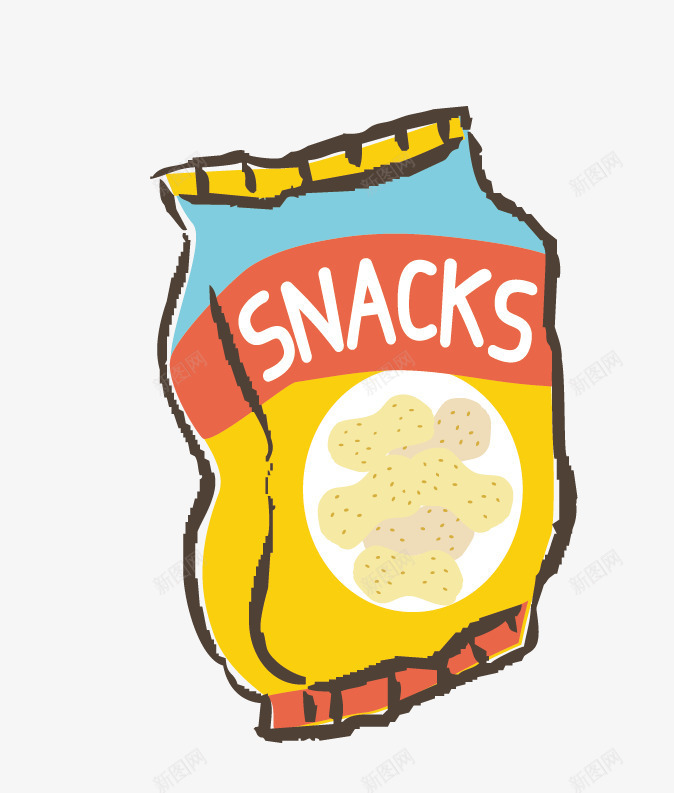 一代美味的薯条png免抠素材_新图网 https://ixintu.com 动漫动画 卡通手绘 膨化食品 薯条 装饰图 食物