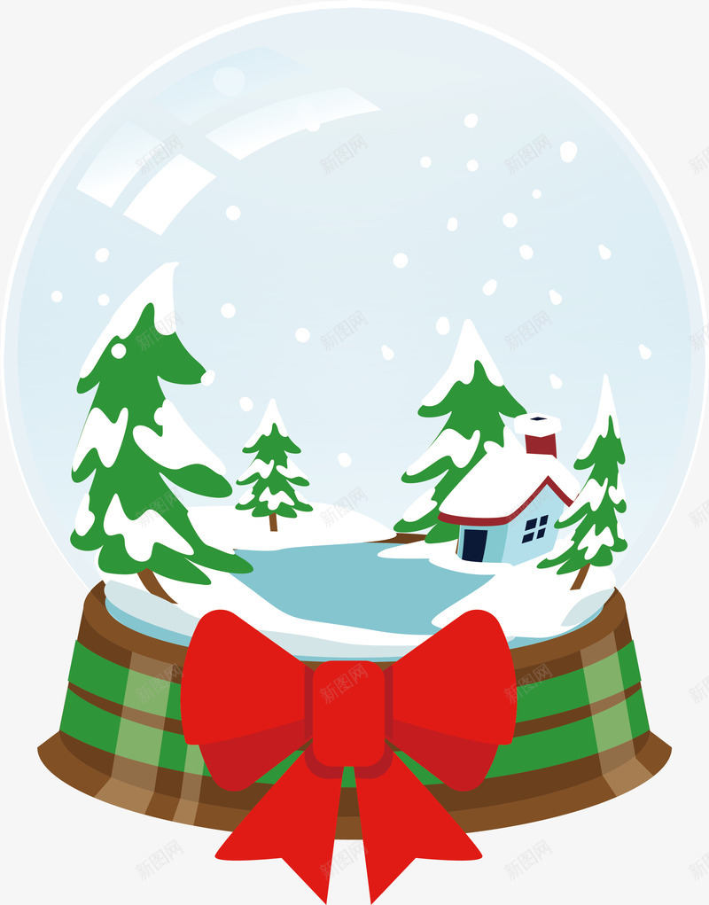 美丽的圣诞节水晶球png免抠素材_新图网 https://ixintu.com 下雪水晶球 圣诞水晶球 圣诞节 水晶球 矢量png 美丽水晶球