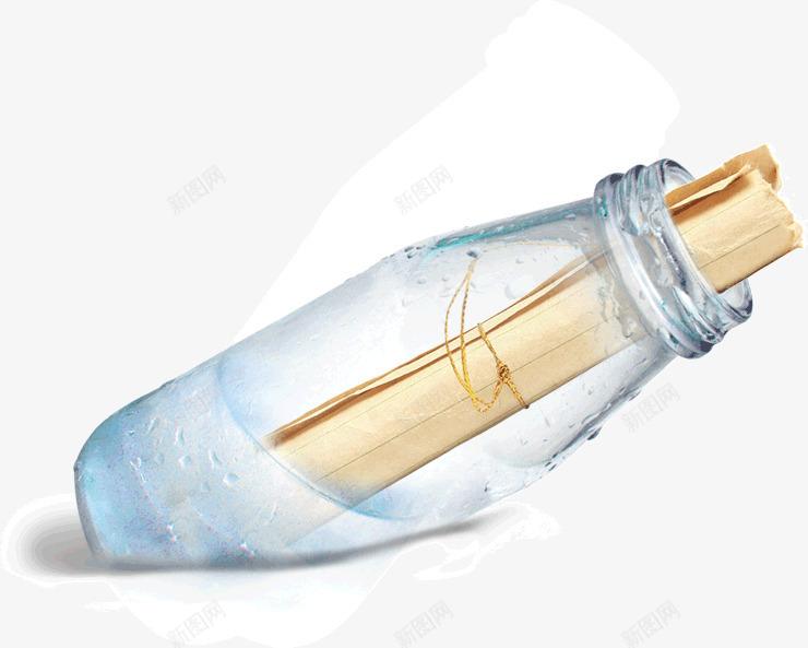 愿望瓶玻璃瓶png免抠素材_新图网 https://ixintu.com 愿望瓶 水瓶 玻璃瓶