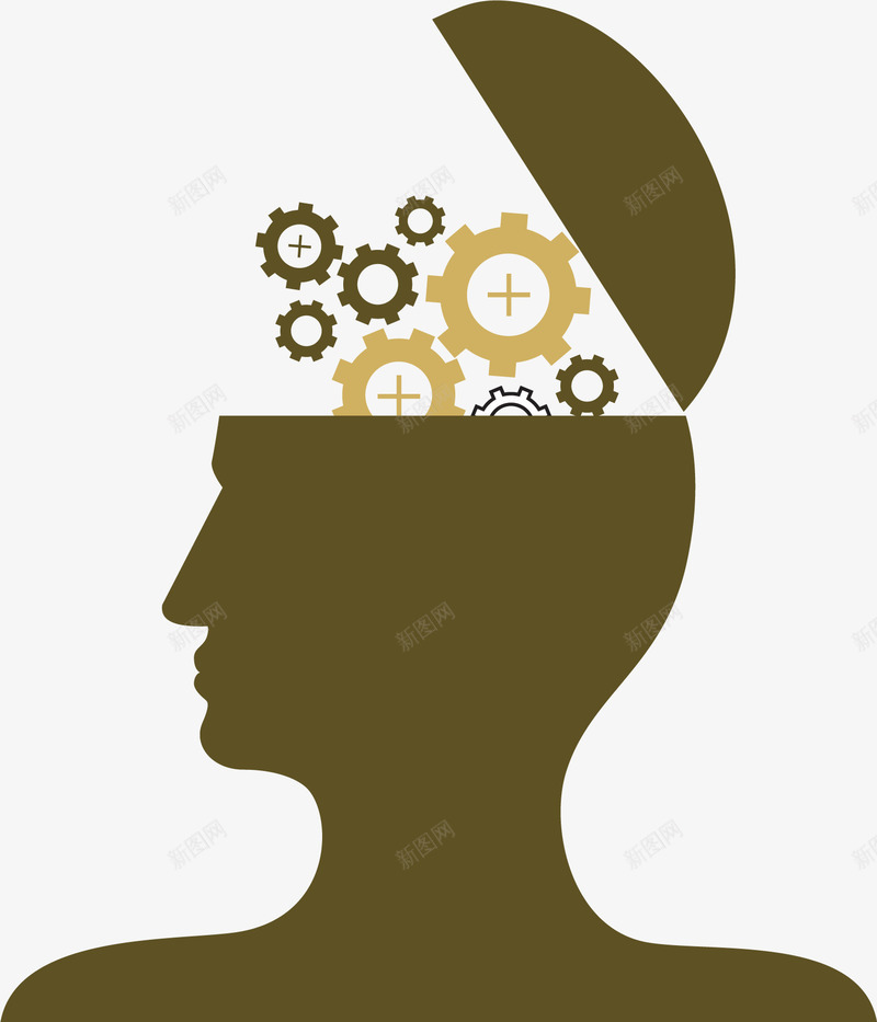 齿轮智能科技大脑png免抠素材_新图网 https://ixintu.com 人工大脑 人工智能大脑 工业 智能大脑 智能大脑矢量图 智能科技大脑 零件