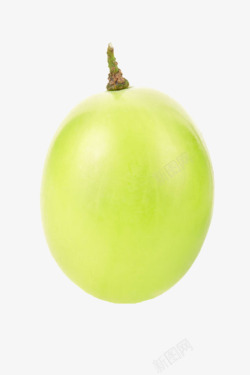 绿色光滑的葡萄实物素材