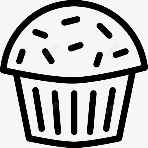 松饼图标png_新图网 https://ixintu.com 松饼 烘焙 甜 甜点 蛋糕 面包 食品 食品和餐厅