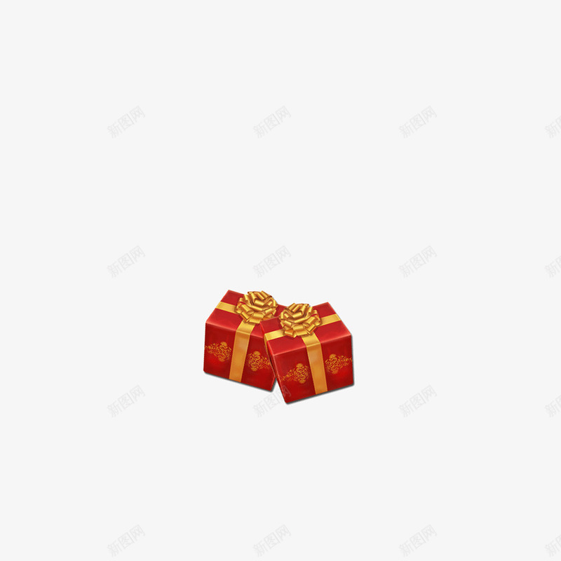 两个中国红的礼品盒psd免抠素材_新图网 https://ixintu.com 两个礼品盒 中国红礼品盒 矢量礼品盒 礼品盒