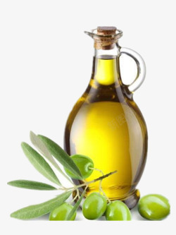 一瓶橄榄油素材
