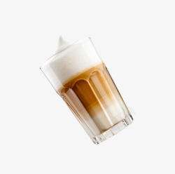 咖啡气泡雪顶咖啡高清图片