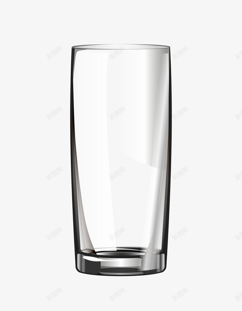 白色透明杯子图png免抠素材_新图网 https://ixintu.com 喝水 实物图 杯子 水杯 玻璃 白色 茶杯 透明