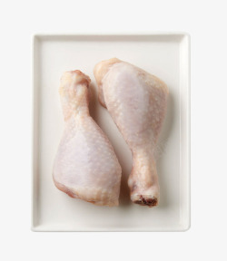 新鲜鸡肉白色新鲜生鸡小腿高清图片