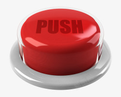 红色push按钮素材