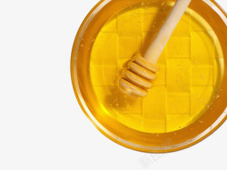 金黄枣花蜂蜜素材