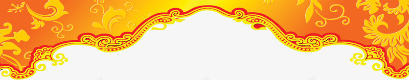 黄色个性经典花纹边框png免抠素材_新图网 https://ixintu.com 个性 经典 花纹 边框 黄色