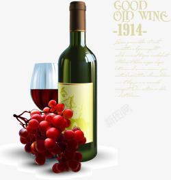 葡萄酒宣传海报素材