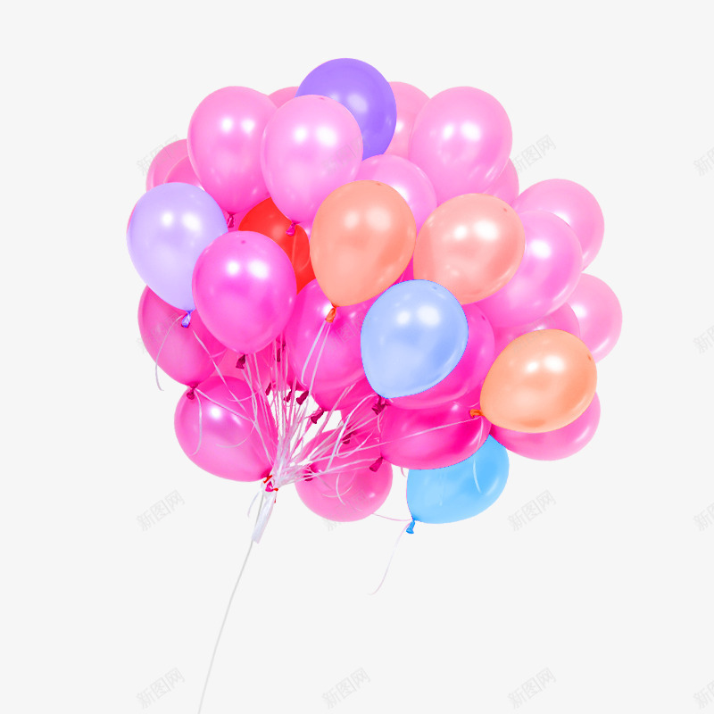 彩色糖果色气球装饰图案png免抠素材_新图网 https://ixintu.com 免抠PNG 彩色 气球 糖果色 装饰图案