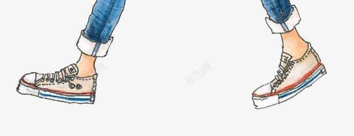 卡通手绘穿蓝色裤子的女人png免抠素材_新图网 https://ixintu.com 卡通人物 卡通手绘 可爱的 女人 漂亮的 美丽的