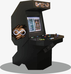 游戏室黑色游戏机高清图片