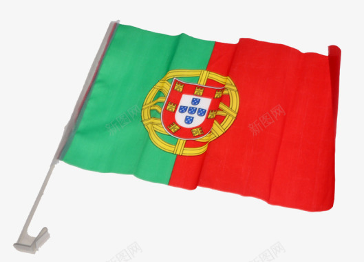 飘扬葡萄牙国旗图标图标