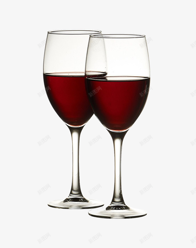 两个红酒杯png免抠素材_新图网 https://ixintu.com 倒红酒 玻璃材质 红酒杯 透明红酒杯 酒杯 高脚杯