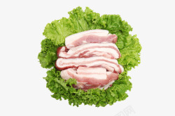 生菜新鲜猪肉素材