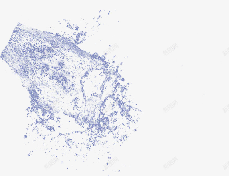 飞溅水花装饰png免抠素材_新图网 https://ixintu.com 水花 素材 装饰 飞溅