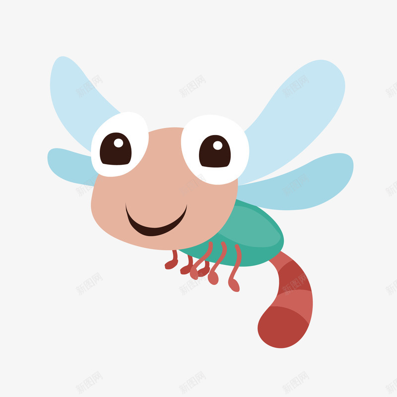 昆虫png免抠素材_新图网 https://ixintu.com 可爱的小虫子 有翅膀的昆虫 萌萌的动物
