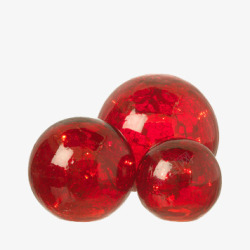 红色珠子玻璃珠装饰品高清图片
