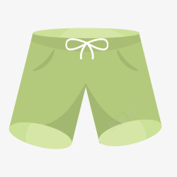 绿色短裤绿色短裤矢量图高清图片