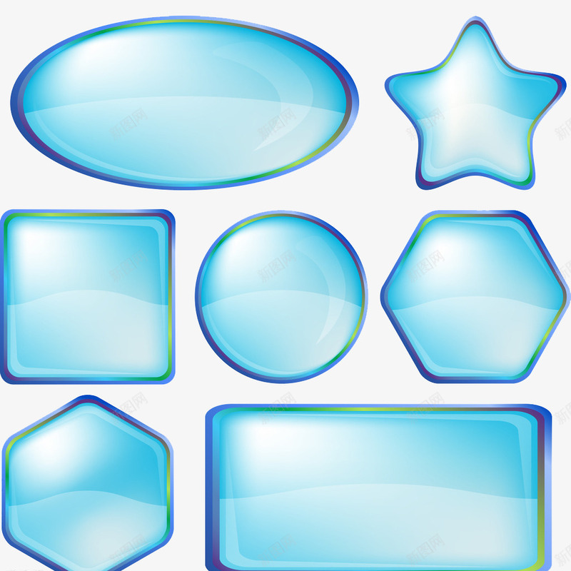 蓝色光泽图案png免抠素材_新图网 https://ixintu.com 分类 分类标签 时尚标签 标签 标签元素 水晶 网页 网页标签 蓝色玻璃 透明 透明光泽