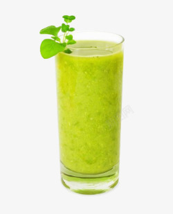 绿色果汁矢量图素材