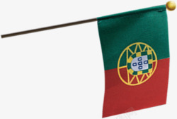 摄影葡萄牙国家旗帜素材
