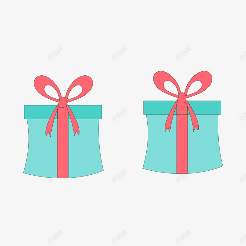 蓝色生日礼物盒png免抠素材_新图网 https://ixintu.com 卡通礼品盒 生日礼物 背景装饰 蓝色礼物盒