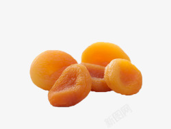 黄色果脯杏干素材