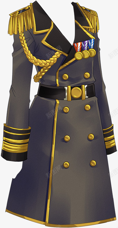 女生衣服png免抠素材_新图网 https://ixintu.com 元帅服 外套 女生 衣服