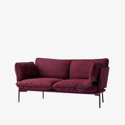 高级红棕色沙发椅素材