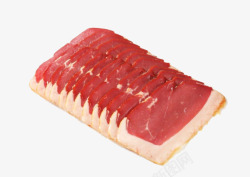 鸭胸肉寿司红色的艳丽鸭胸肉高清图片