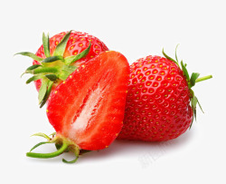 新鲜的蓝莓水果新鲜的草莓水果高清图片