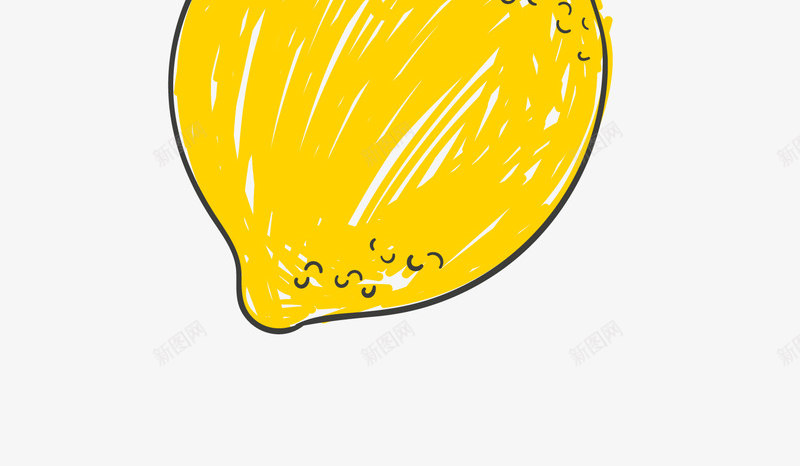 黄色新鲜柠檬手绘矢量图eps免抠素材_新图网 https://ixintu.com 手绘 新鲜柠檬 矢量柠檬 黄色柠檬 矢量图