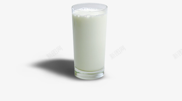 杯装的牛奶png免抠素材_新图网 https://ixintu.com 产品实物 早餐 牛奶 玻璃杯 白色