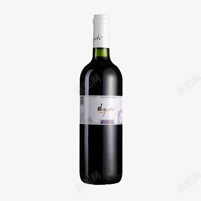 西班牙干红葡萄酒png免抠素材_新图网 https://ixintu.com 产品实物 干红葡萄酒 德古斯特 红酒 西班牙