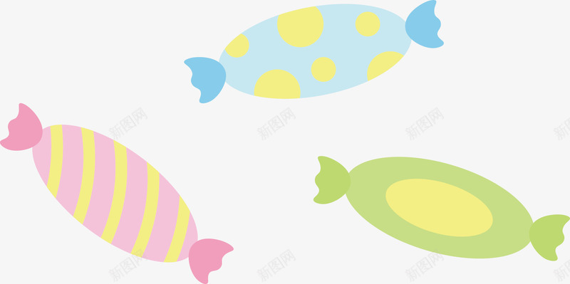 手绘糖果png免抠素材_新图网 https://ixintu.com 彩色的糖果 手绘 手绘画 糖果
