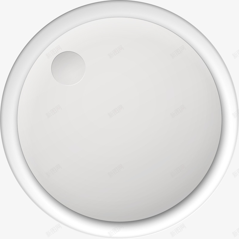 塑料按钮矢量图eps免抠素材_新图网 https://ixintu.com 创意按钮 按钮 白色按钮 质感 矢量图