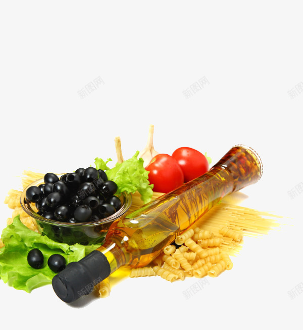 橄榄油葡萄食物png免抠素材_新图网 https://ixintu.com 橄榄油 素材 葡萄 食物