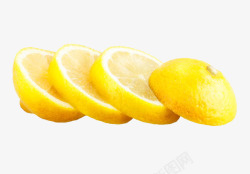 柠檬切片素材